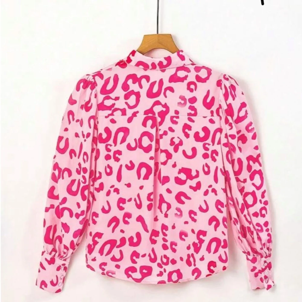 💕Acelitt Allover Print Button Front Shirt - Picture 7 of 7